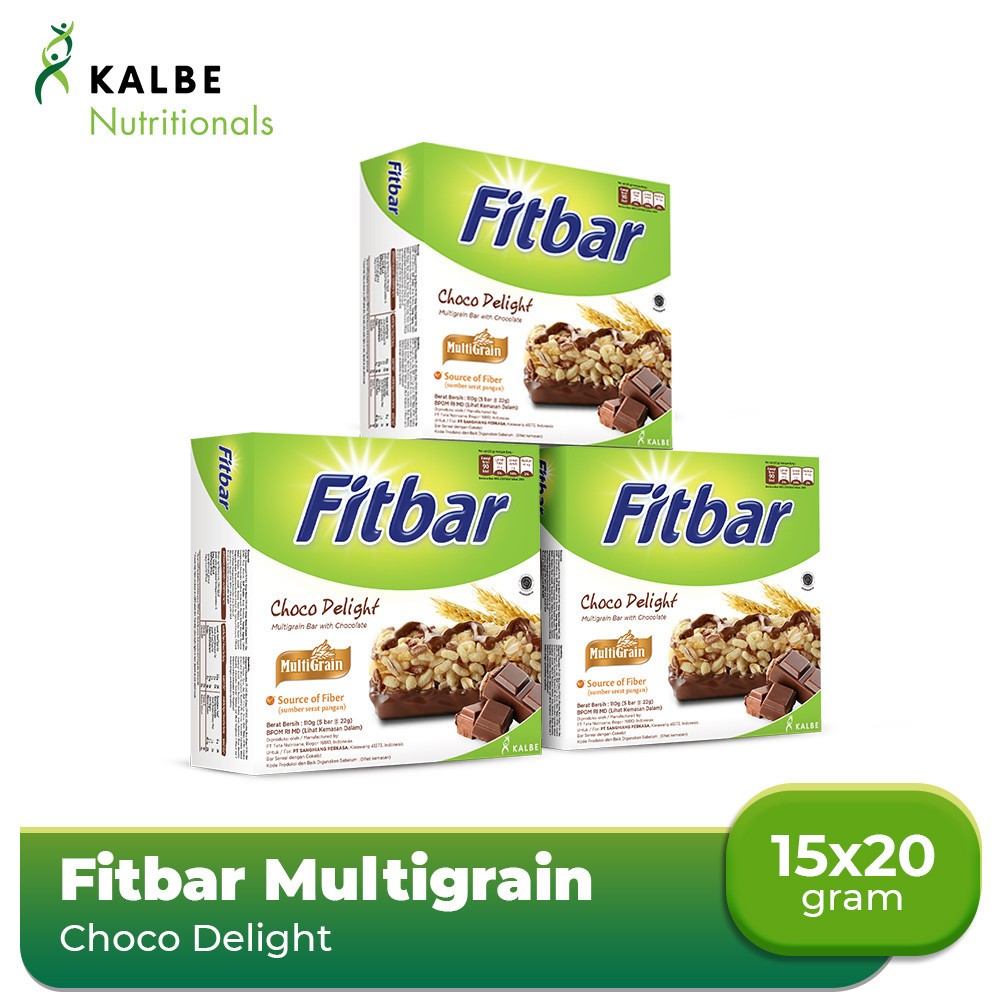 

Fitbar Choco Delight Multigrain 5x20gr - Isi 3 Box