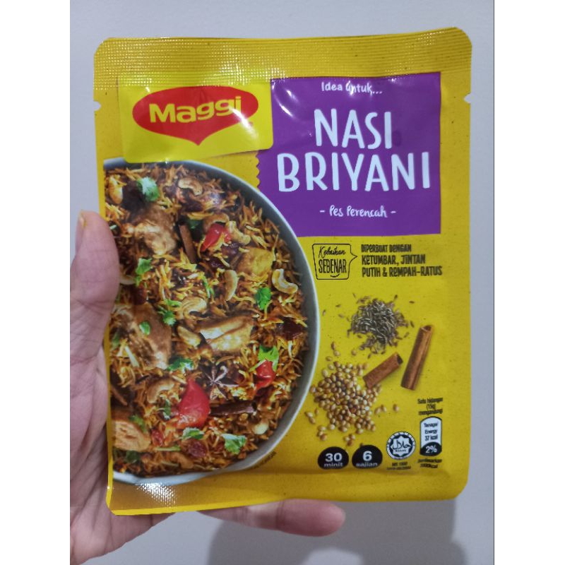 

bumbu maggi nasi briyani (READY, HALAL)