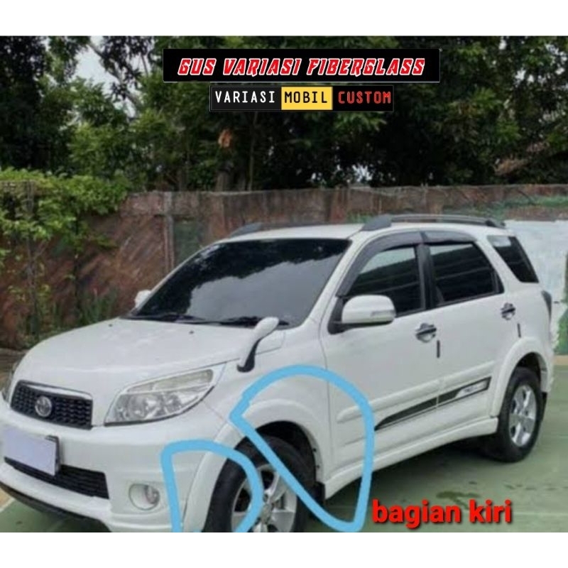 Over fender 1 sisi terios rush lama model ori original