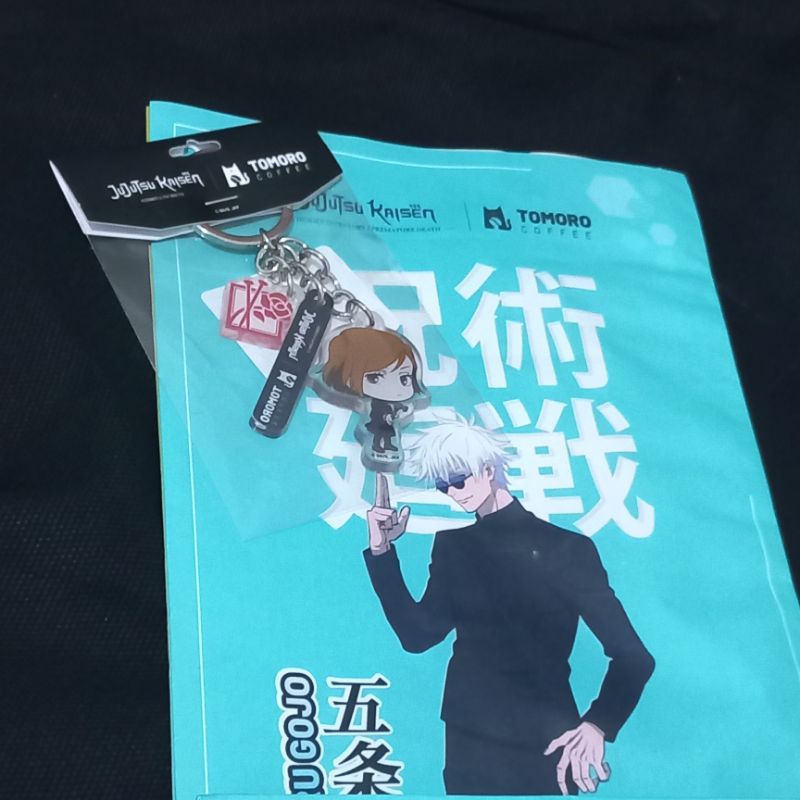 Nobara Geto Suguru Key Chain Jujutsu Kaisen / Badge JJK × Tomoro Coffe - Ganci Pin Jujutsu Kaisen Me