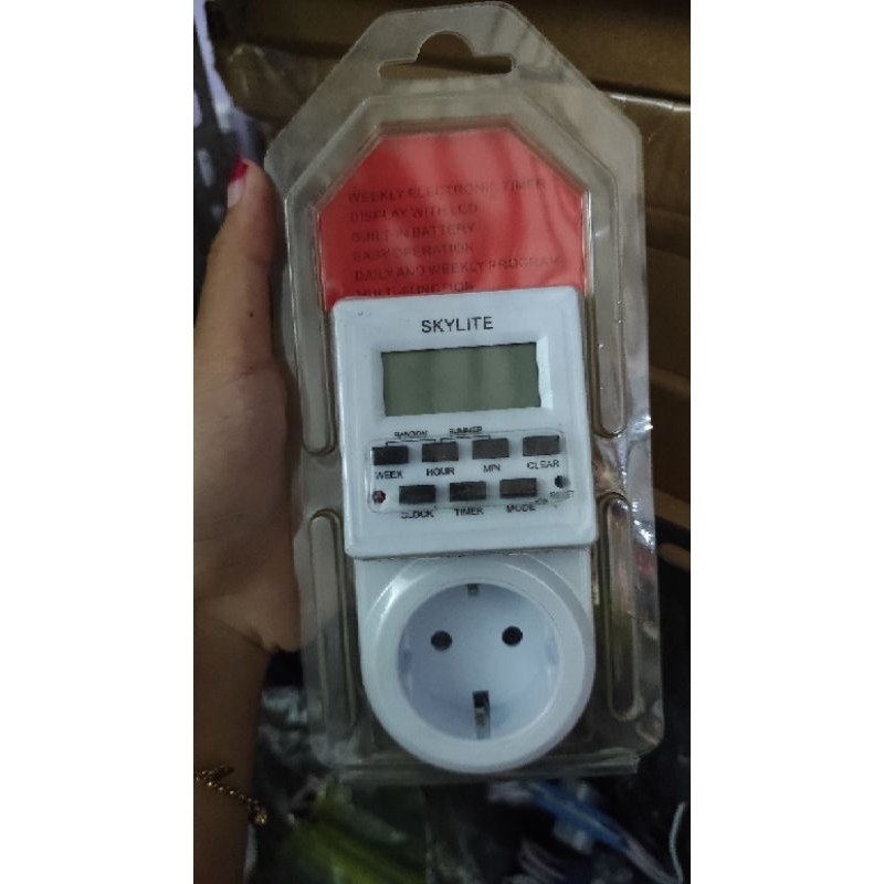 Timer digital lampu skylite