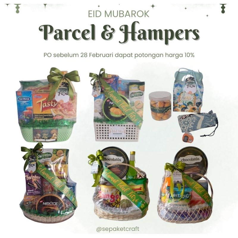 

Parcel Lebaran Idul Fitri/ Hampers lebaran murah / Parcel lebaran
