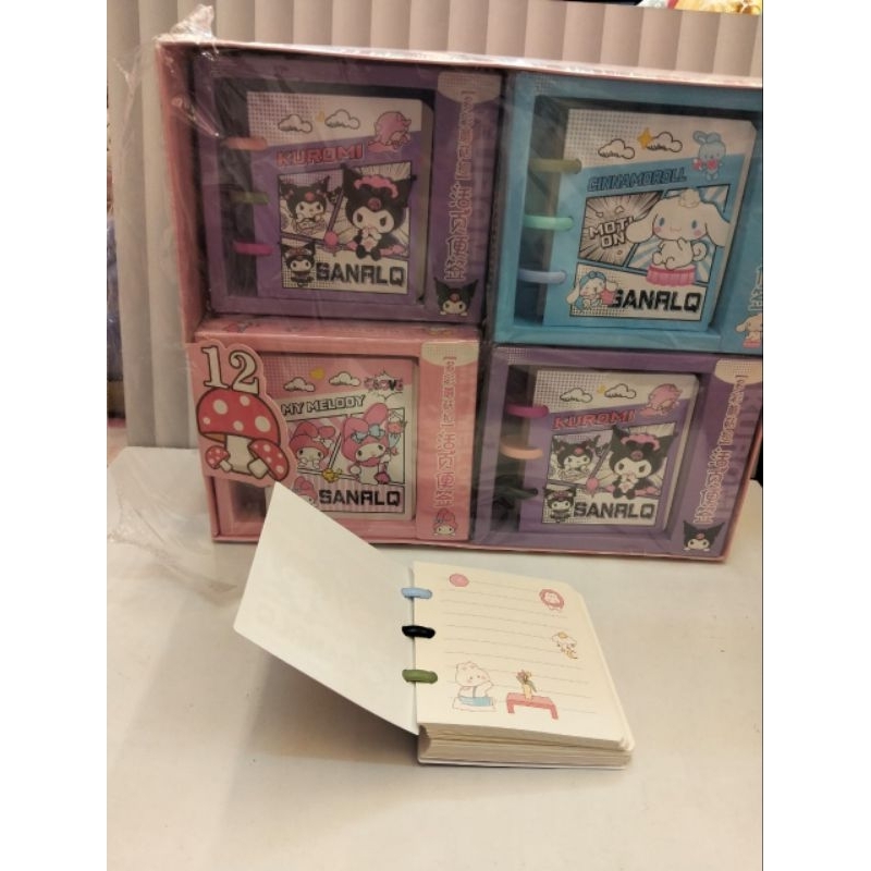 

1 BOX NOTE DIARY PREMIUM SANRIO ISI 12