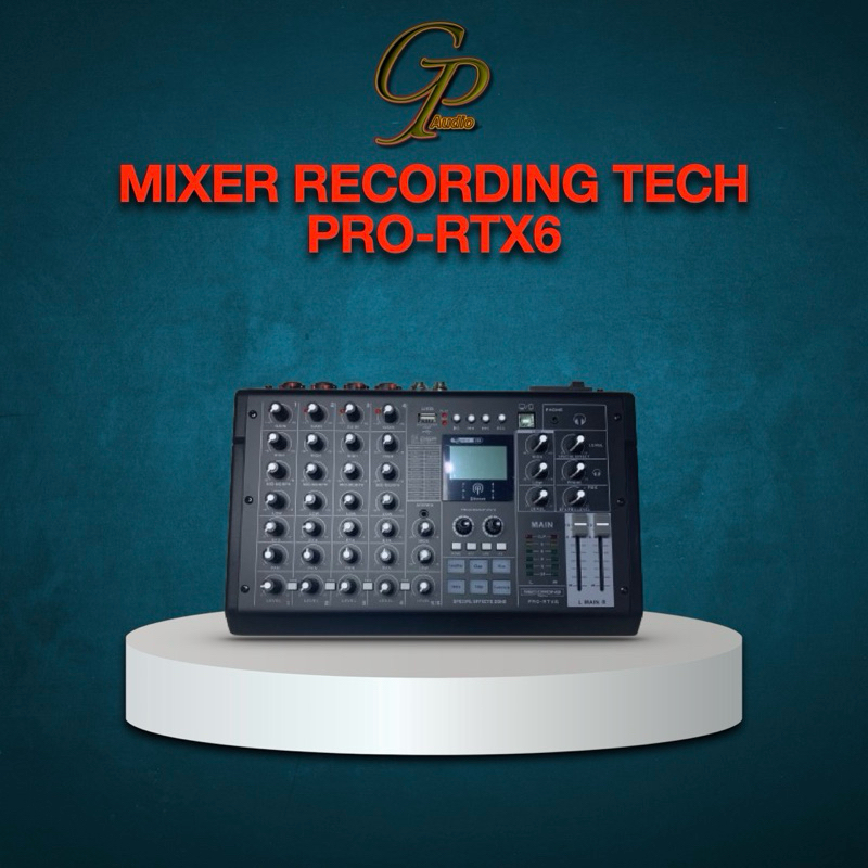 Recording Tech Pro RTX6 Mixer 6 Channel 24 DSP