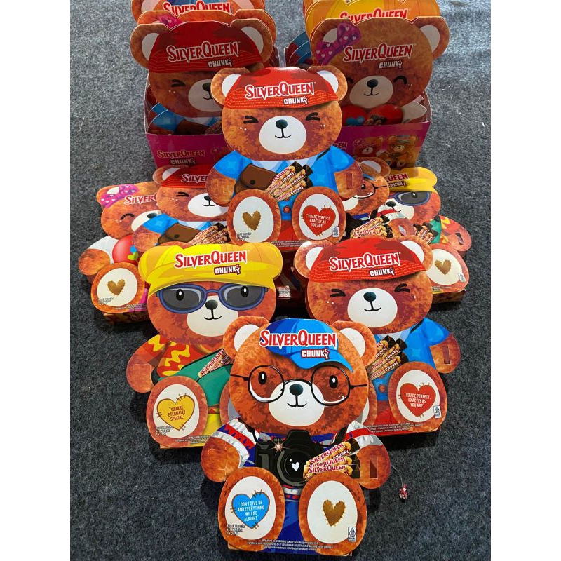 

Coklat Silverqueen Beruang edisi valentine 2025