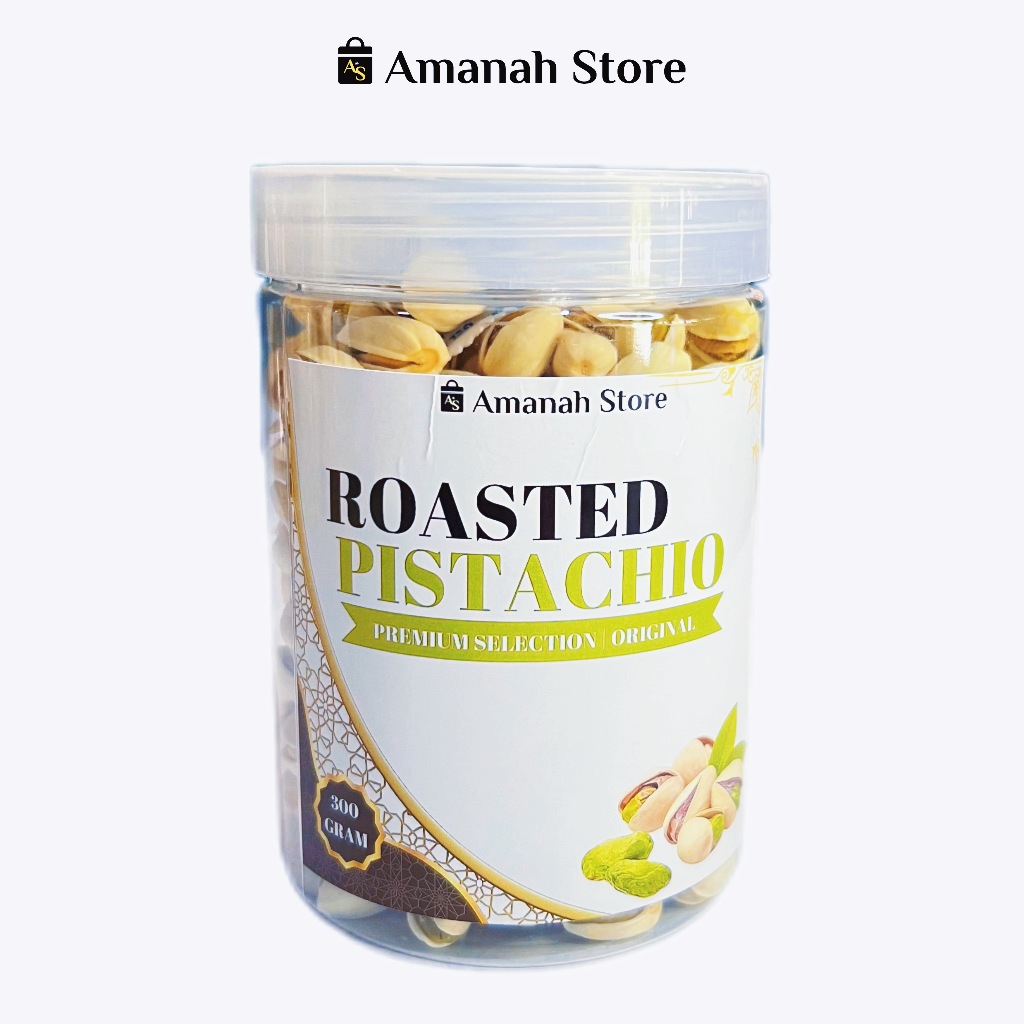 

Kacang Pistachio Snack Sehat Kacang Fustuk Oleh-Oleh Haji Umroh 300 gram premium