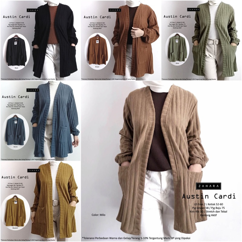 AUSTIN • WILLOW OUTER • ODESSA CARDI • MECCA CARDI • ZAHARA • cardy cardigan kardigan outer knitwear