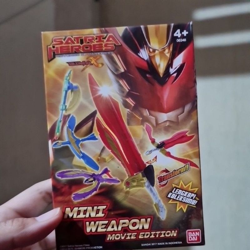 bandai satria heroes bima x mini weapon movie edition