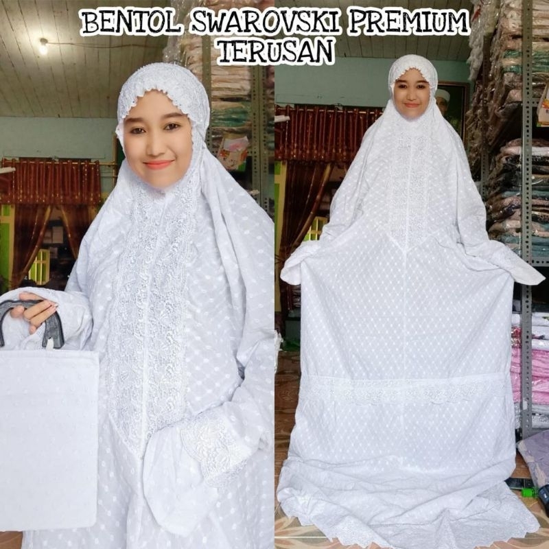mukena katun bentol swarozky (terusan)