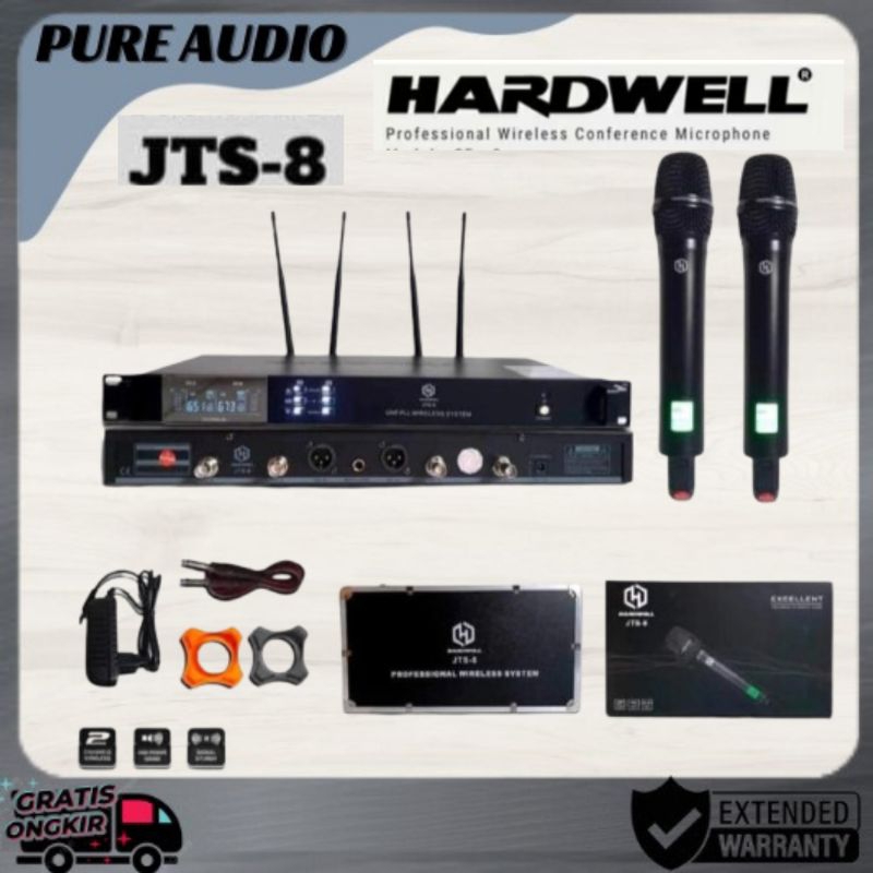 MIC WIRELESS HARDWELL JTS8 JTS-8 MICROPHONE HANDLE ORIGINAL