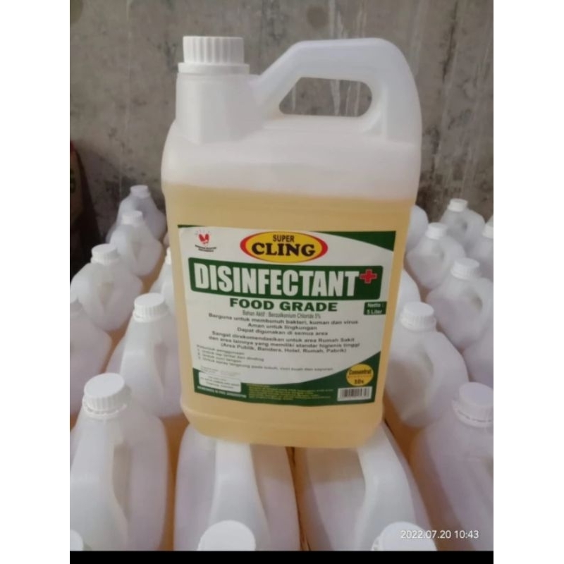 DESINFEKTANT SIAP PAKAI CLING 5 liter