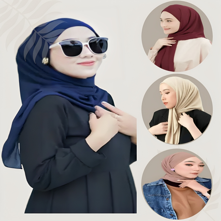 Jilbab Segi Tiga Segi Empat Malay Tali Instan Melayu Malaysia
