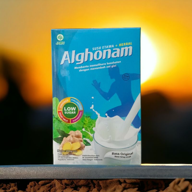 

Susu Kambing Etawa + Herbal Alghonam isi 200 gram