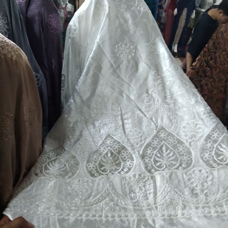 KAIN ARMANY SILK BORDIR RENDA PRADA PREMIUM STOK TERBATAS