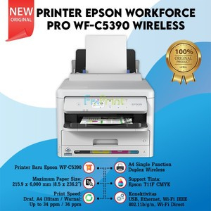 Printer Epson Workforce Pro WF-C5890 Epson WF-C5390 SUDAH CHIPLEES (BARU)