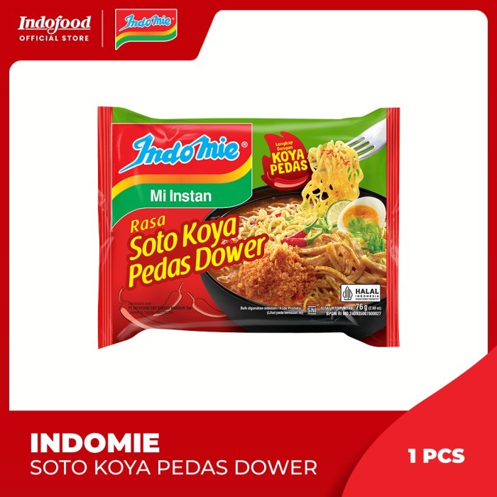 

Indomie Soto Koya Pedas Dower