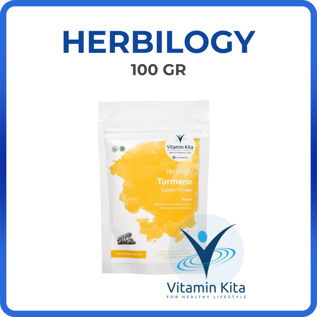 

HERBILOGY TURMERIC EXTRACT POWDER 100GR BPOM UNTUK KESEHATAN TUBUH