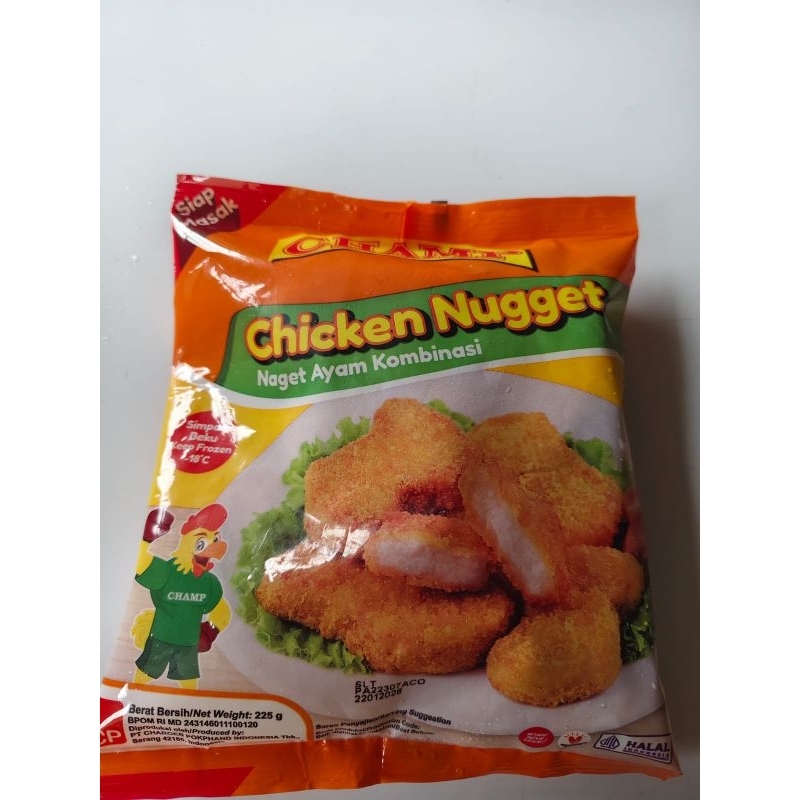 

champ chicken nugget 225g