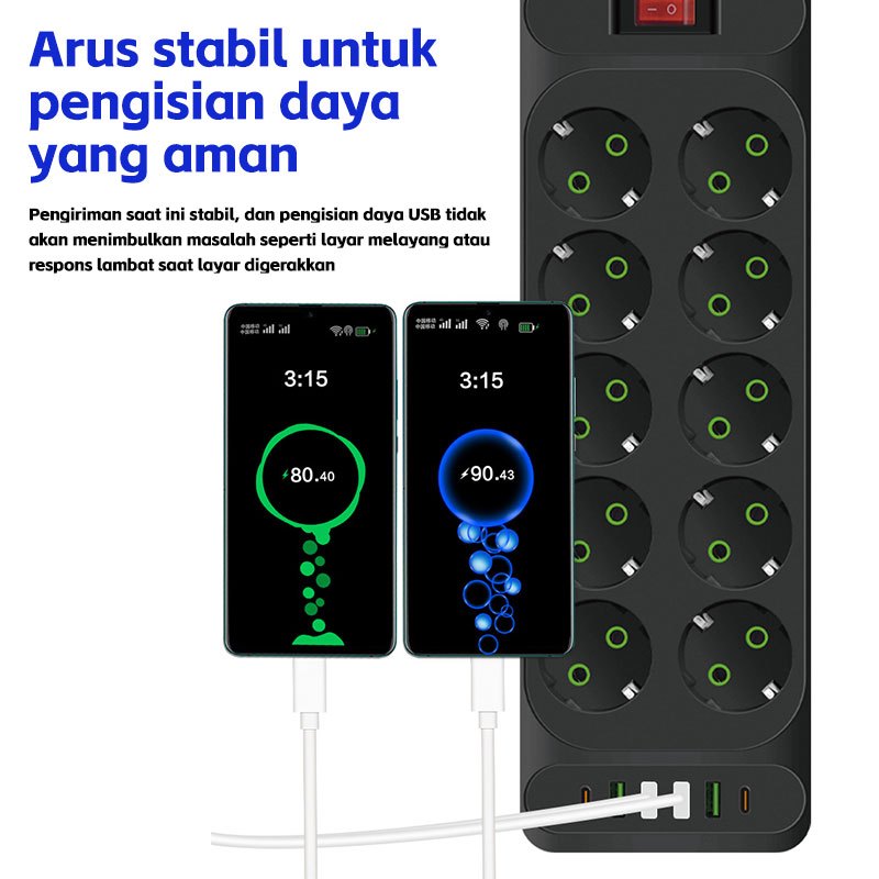 TERBARU [READY] STOP KONTAK SAMBUNGAN KABEL MULTIFUNGSI KABEL LISTRIK STOP KONTAK GEPENG KABEL