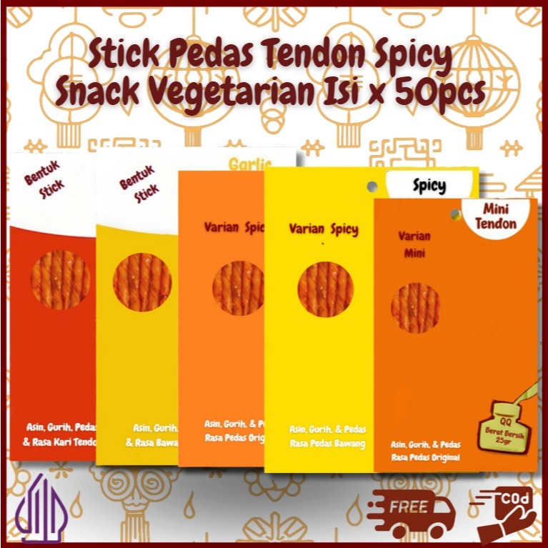 

[ HALAL ] Snack Vegetarian Cemilan Enak Asin Gurih Pedas Isi 50 Pcs Terbuat Dari Kembang Tahu