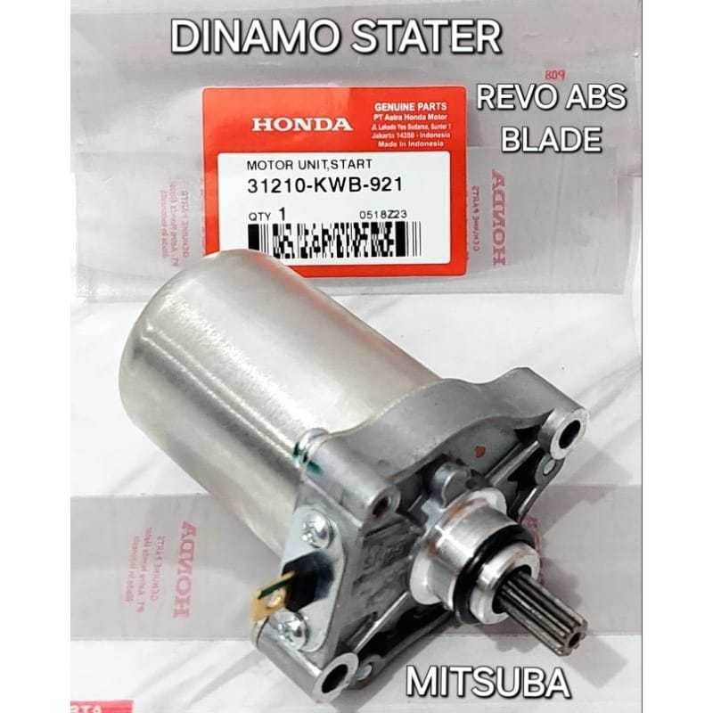 DINAMO STATER REVO ABS REVO F1 BLADE NEW MITSUBA 31210-KWB-921 ORIGINAL