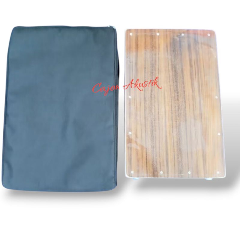 Cajon Akustik/Kajon Akustik/Kahon/Kazon/Drum Box Bonus Tas Ransel