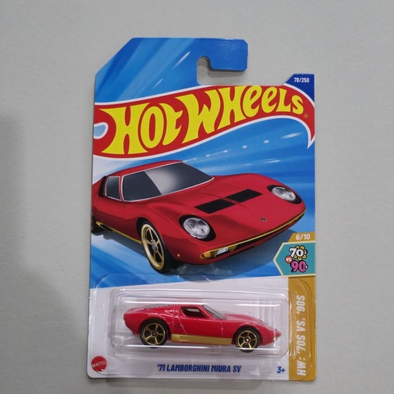 Hot Wheels '71 Lamborghini Miura SV'