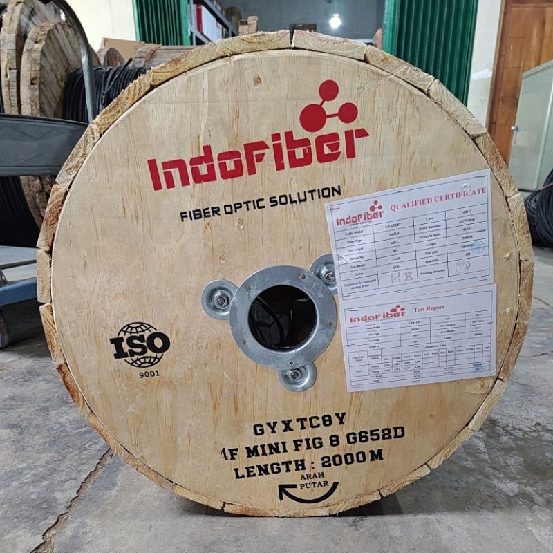 KU Mini 4 Core Fig8 2000 Meter Indofiber