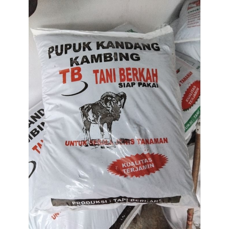 PUPUK KANDANG KAMBING SIAP PAKAI