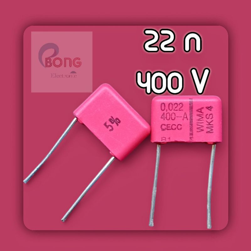 22n 400v Mks Wima MKS-4 Kapasitor NP/BP