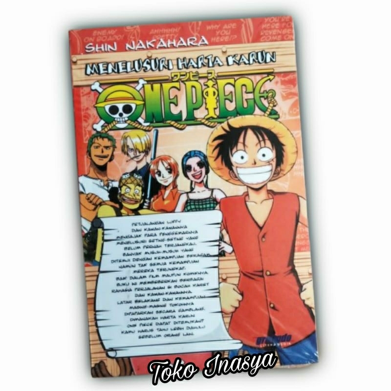 BUKU MENELUSURI HARTA KARUN ONE PIECE / ORIGINAL SEGEL
