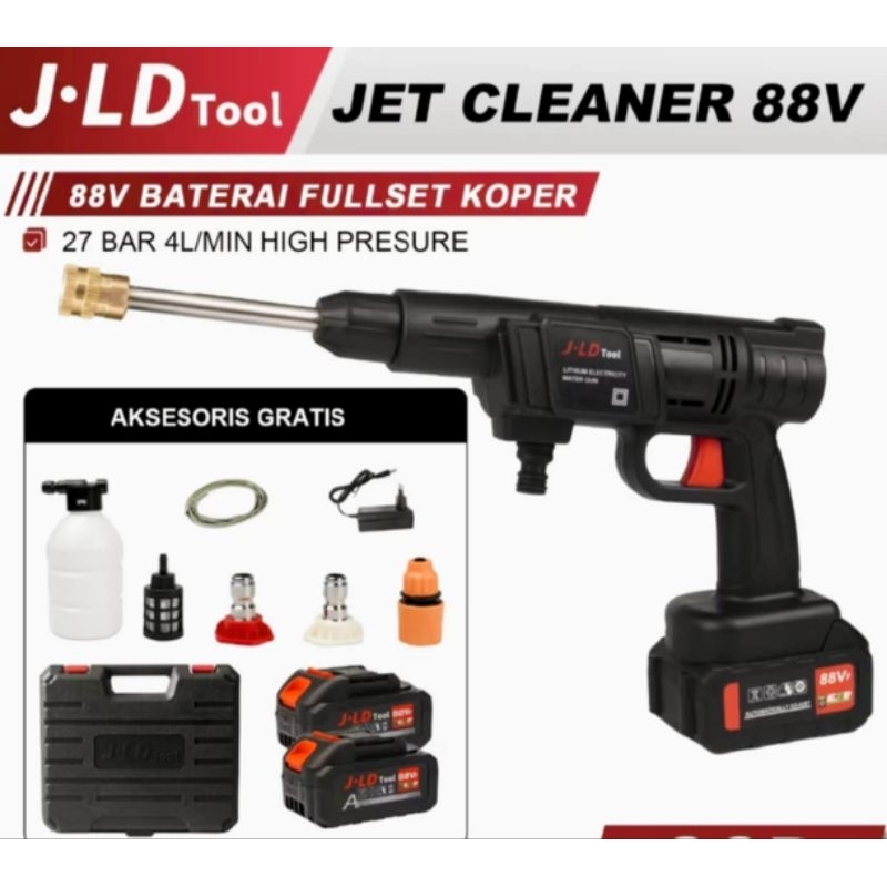 JLD JET CLEANER 88V STEAM CORDLESS MESIN CUCI MOTOR MOBIL