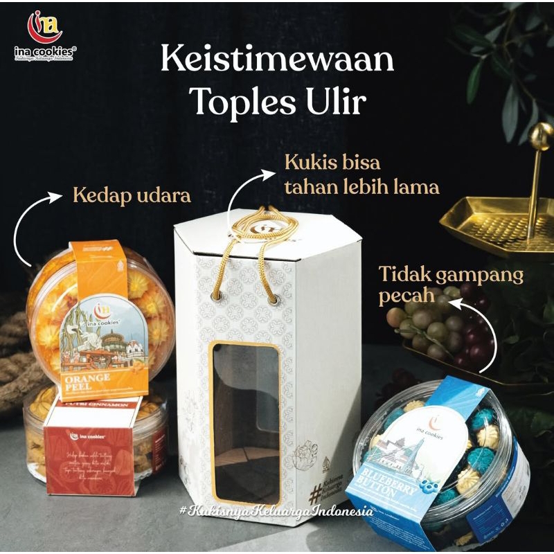 

GABLE toples Reguler Inacookies Hampers Ina cookies