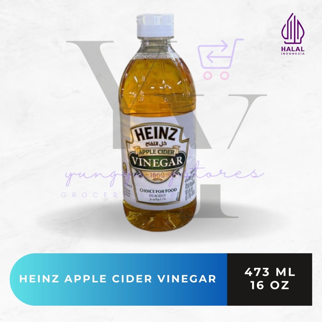 

Heinz Cuka Apel / Apple Cider Vinegar 16 OZ / 473 ml