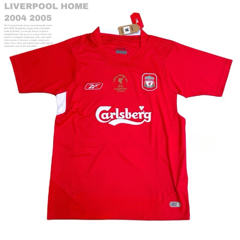 JERSEY RETRO LIVERPOOL HOME 2004/2005 - GRADE ORI TOP
