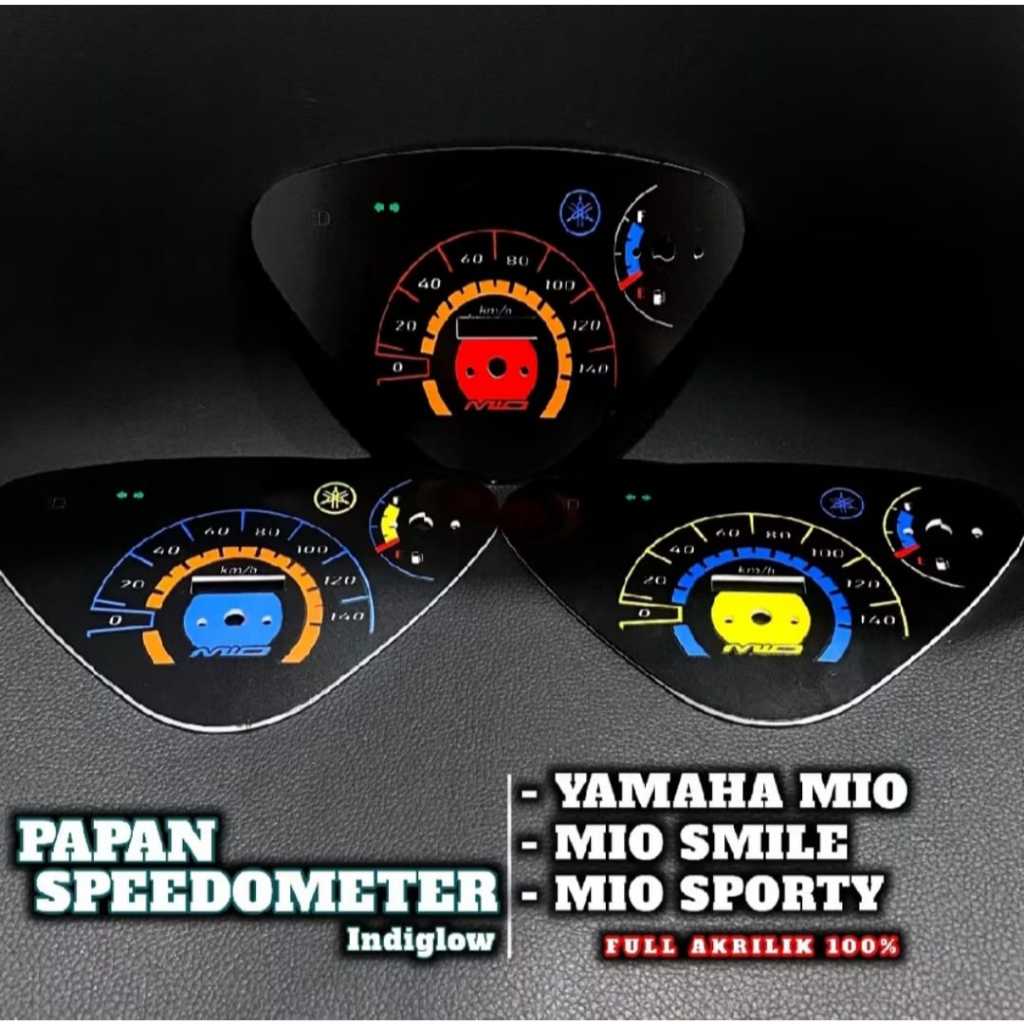 Speedometer Mio Sporty Mio Smile Papan Spidometer Mio Lama Variasi Merah Biru Kuning