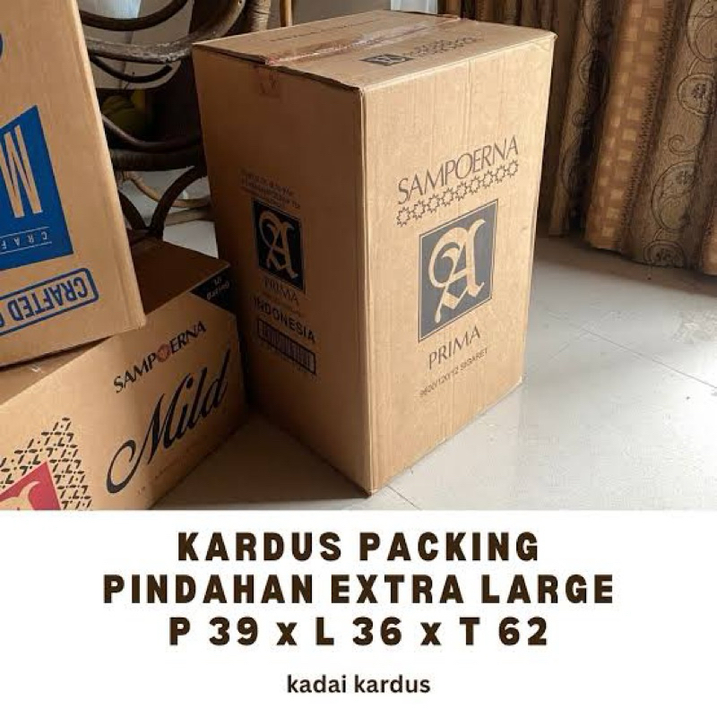KARDUS BESAR KARDUS TEBAL KARDUS PACKING BESAR JUMBO KARDUS PINDAHAN BESAR JUMBO