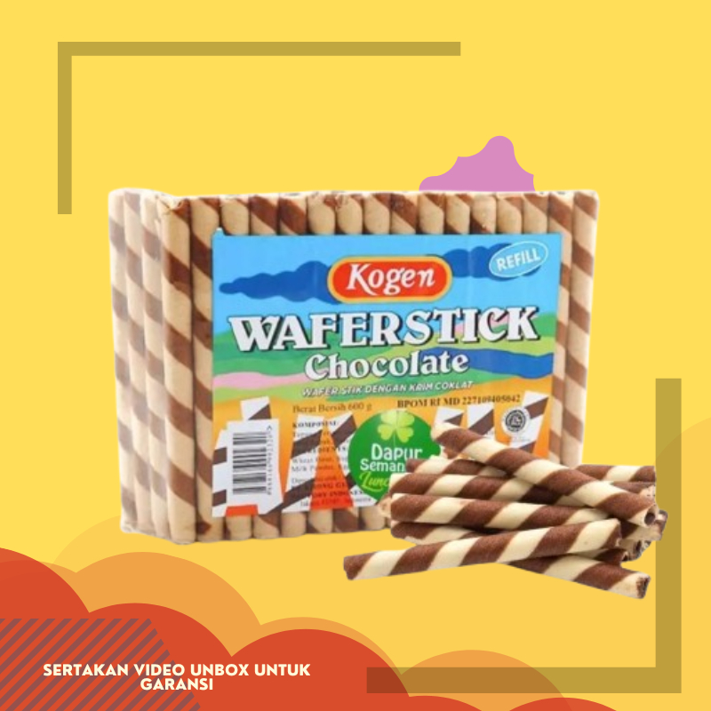 

KOGEN WAFER STICK REFILL 500 gr - PACK | Kogen Wafer Stick 500g | KOGEN WAFER STICK ( ASTOR KOGEN ) | Kogen Refill Wafer Stick Chocolate