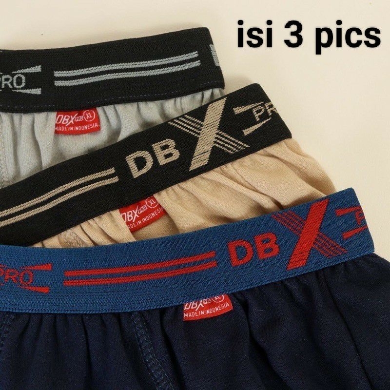 3 Pcs Celana Dalam Pria DBX Pro