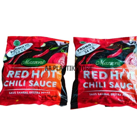 

Saus Mazoni Red Hot Chill Sauce