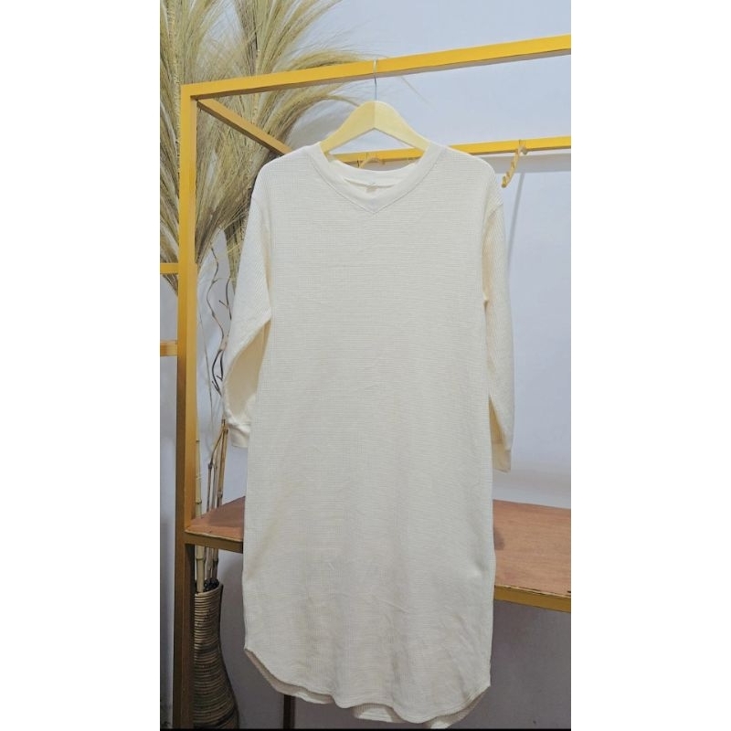 Dress Uniqlo Waffle Original