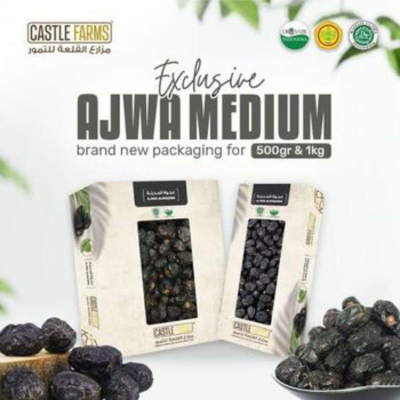 

Kurma Ajwa Castle Farm Reguler 500 gram