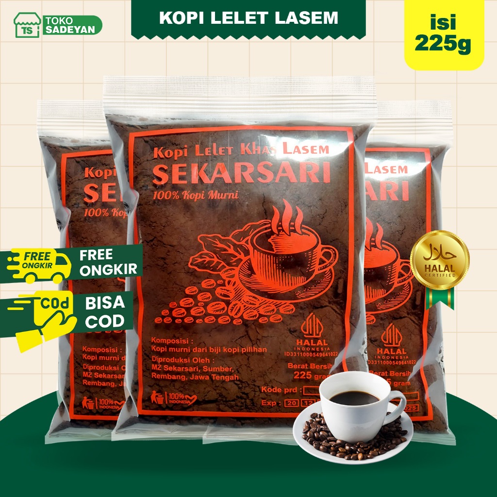 

Kopi Lelet Lasem Original Sekarsari 225 Gram