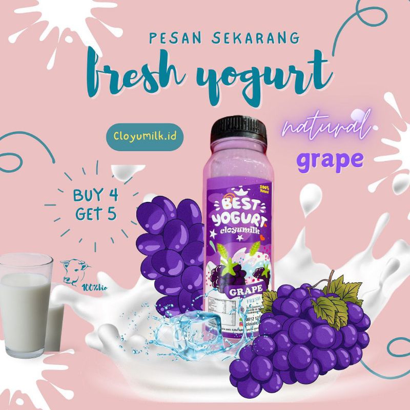 

FRESH YOGURT GRAPE FLAVOR