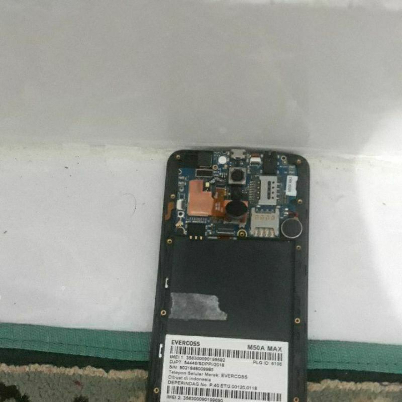 evercoss m50a max hidup minus lcd