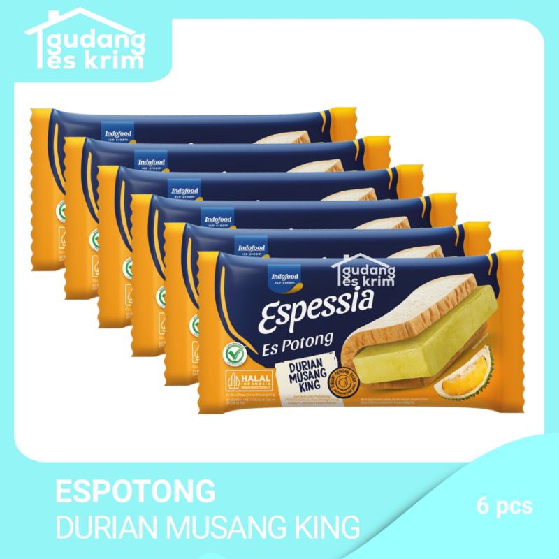 

Espessia Es Krim Potong Durian Musang King 100ML 6pcs