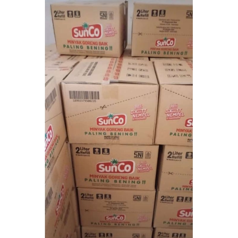 

grosir minyak sunco 2liter kolian (4karton) KARGO√
