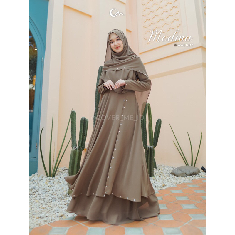 [Siap Kirim] Coverme MEDINA DRESS BY Cover_Me_Id | DRESS BUSUI DAN WUDHU FRIENDLY