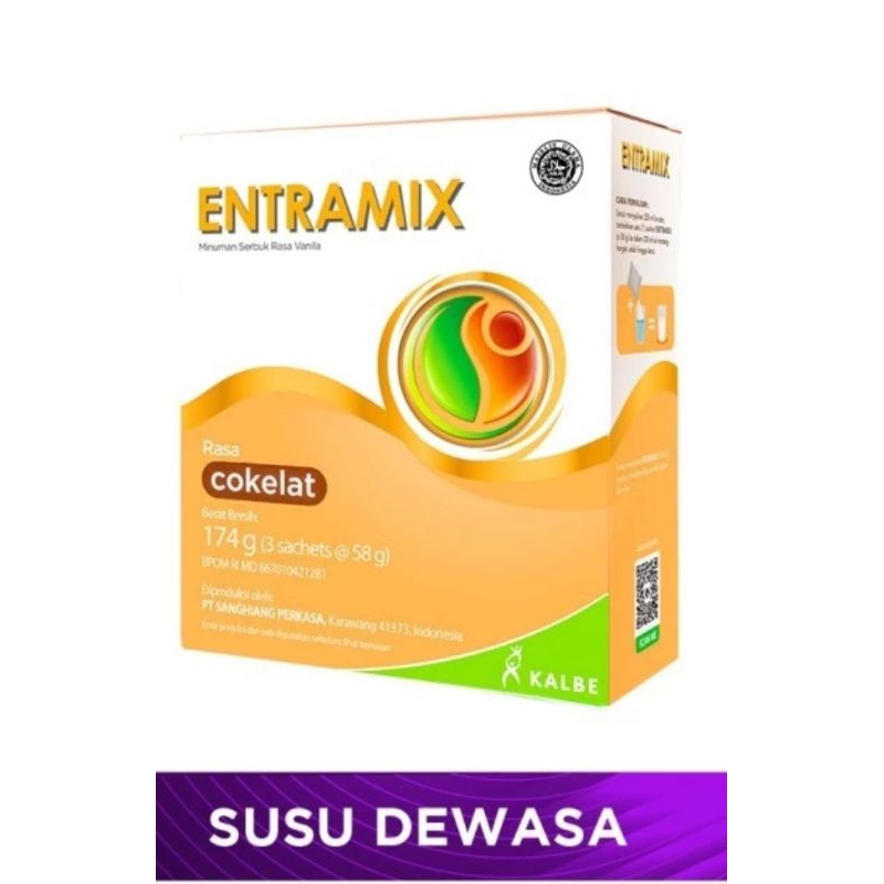 

ETRAMIX COKELAT DUS 3 SACHET SUSU DEWASA