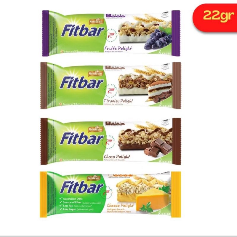 

Fitbar satuan 22 gram multigrain oat / cemilan gandum sehat